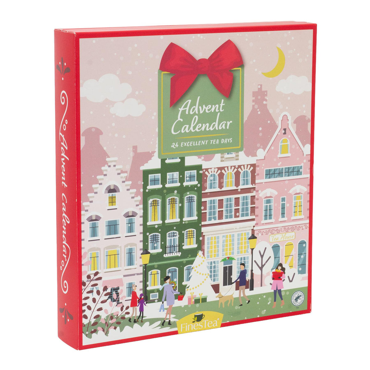Tea Advent Calendar Herbal & Black Tea Bag Christmas Advent Calendar for Adults Advent Calendar - Tophatter Daily Deals