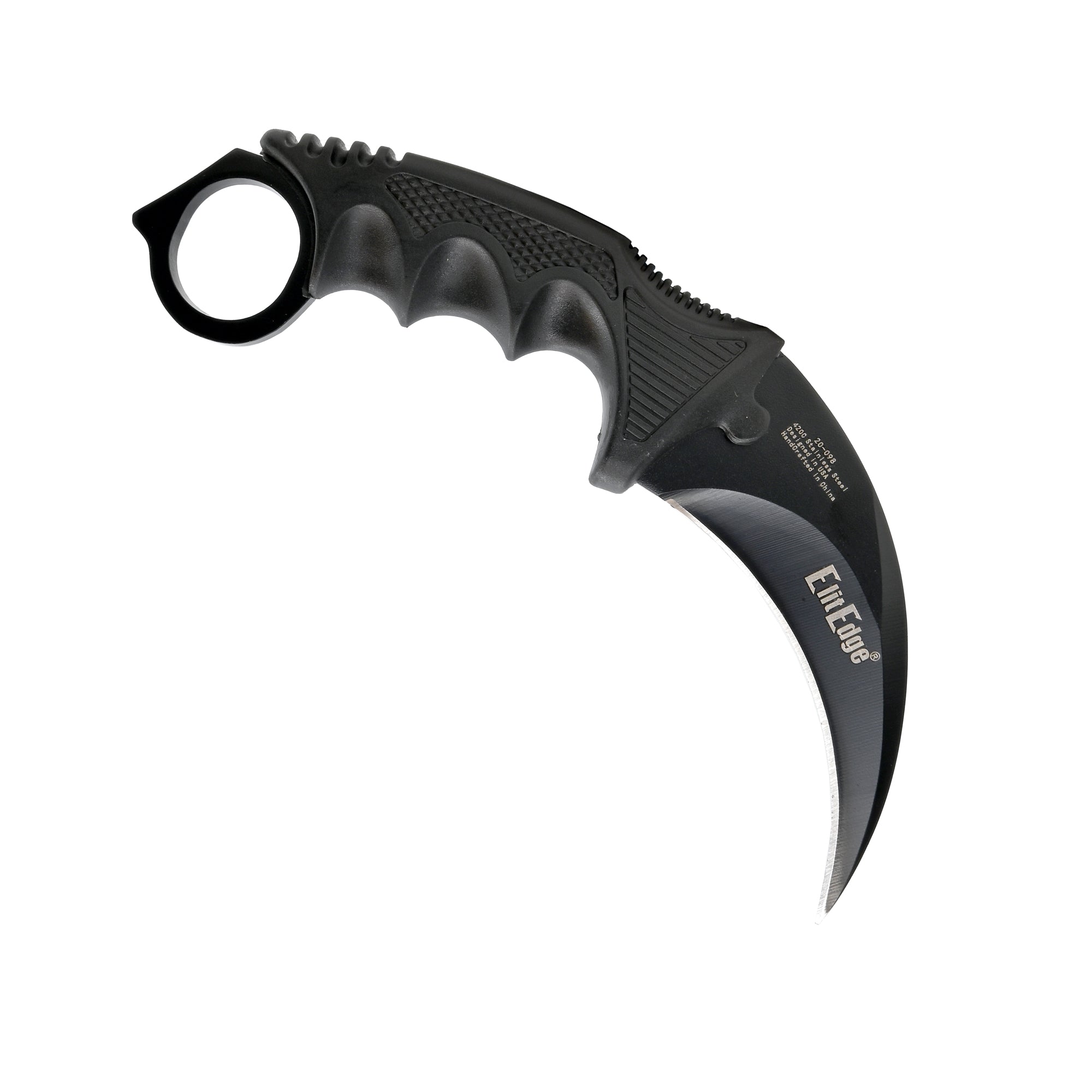 Karambit 7.5" Neck Knife Black Knife - Tophatter Daily Deals