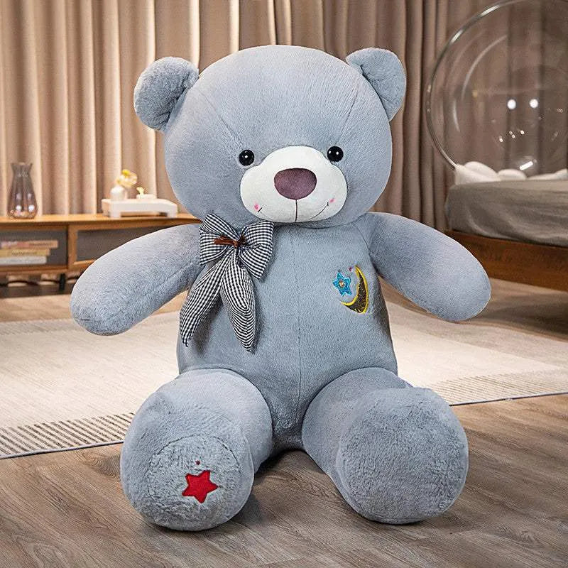 Fashion Big Bear Plush Toy Doll Gray Moon Bear Bluetooth Speaker Lamp - Tophatter Daily Deals