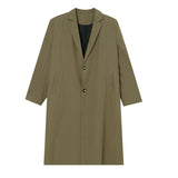 Lightweight Relaxed Men’s Overcoat - Long Polyester Spring Khaki 3D Changing Face Moving Picture Frame - Tophatter Daily Deals