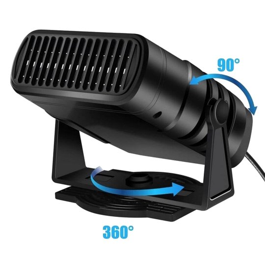 12V Car Heater Portable Defogger Fan Winter 2025 Compact - Tophatter Daily Deals