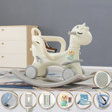 Baby Rocking Cart Birthday Gift Cloud white Standard edition 0 - Tophatter Daily Deals