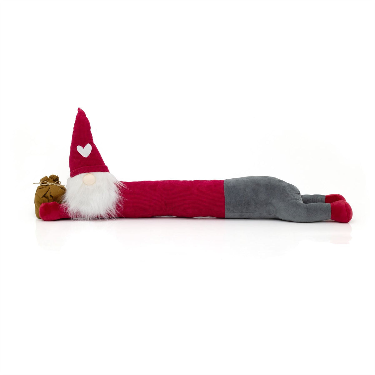 Christmas Gonk Draught Excluder | Nordic Gnome Door Cushion Active Excluder 85cm Draught Excluder - Tophatter Daily Deals