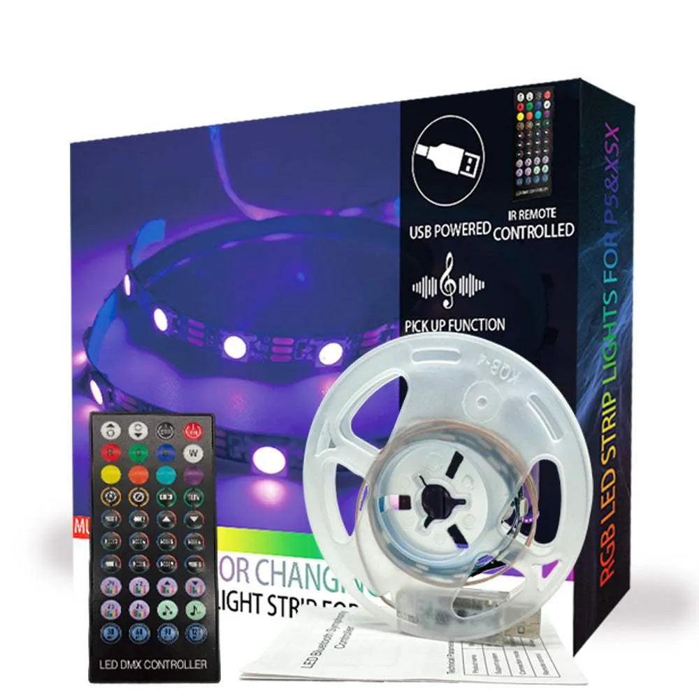 RGB Ambient Light Pickup Lamp With PS5 Accessories Electronics - Tophatter Daily Deals