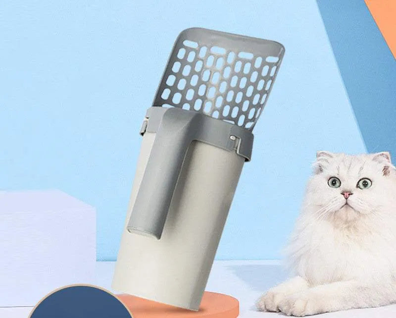 Integrated Litter Shovel "Lazy Cat" Pet Supplies - Tophatter Daily Deals