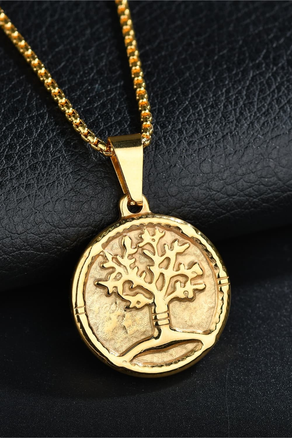 Tree Of Life Pendant Stainless Steel Necklace Necklaces - Tophatter Daily Deals