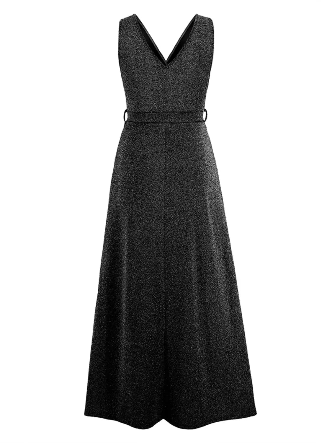 Slit Surplice Tie Waist Sleeveless Dress Cocktail Dresses - Tophatter Daily Deals