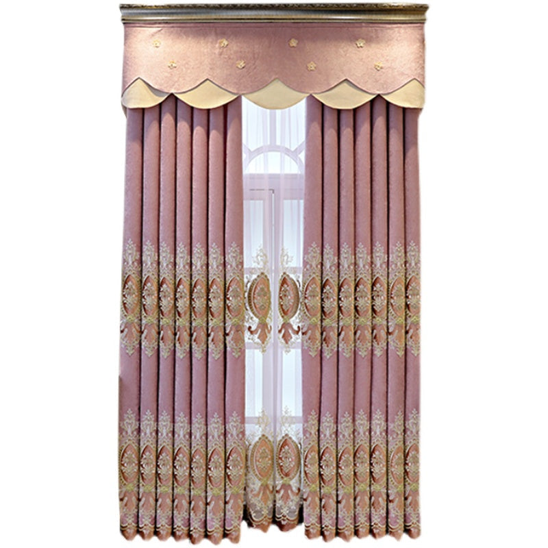 Atmospheric Living Room Floor Curtain Bedroom Full Blackout 0 - Tophatter Daily Deals