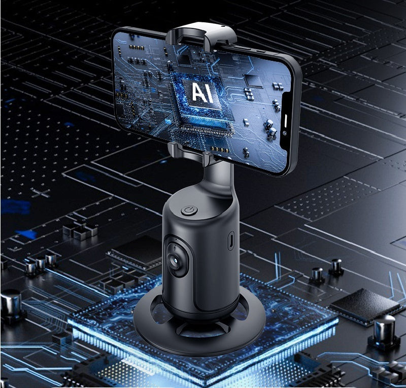 360 Auto Face Tracking Gimbal AI Smart Gimbal Face Tracking Auto Phone Holder For Smartphone Video Vlog Live Stabilizer Tripod 4 - Tophatter Daily Deals