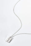 Inlaid Zircon Rectangle Pendant Necklace Necklaces - Tophatter Daily Deals