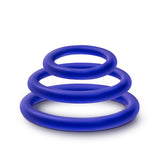 Performance Silicone Cock Ring 3 Pc Set Indigo for Stamina > Cock Ring > Sets - Tophatter Daily Deals