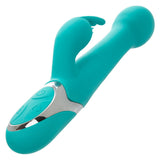 CalExotics Enchanted Oscillate Teal with Thrusting and Rotating, Rechargeable, Waterproof Silicone, 8.5 Inches > Vibrators > Ladies > Rabbit - Tophatter Daily Deals