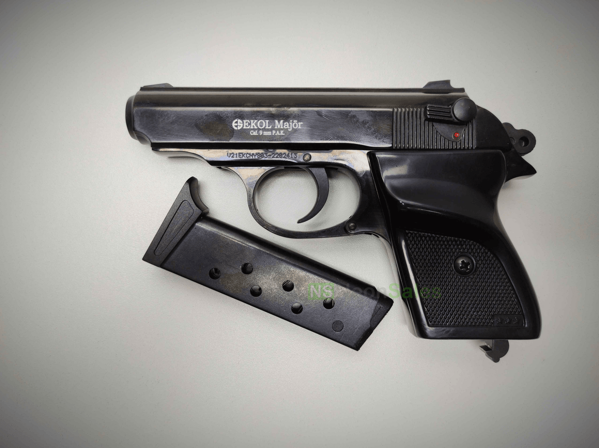 EKOL MAJOR BLANK GUN + 10 BLANKS + HOLSTER - Tophatter's Army Deals COMBOS - Tophatter Daily Deals