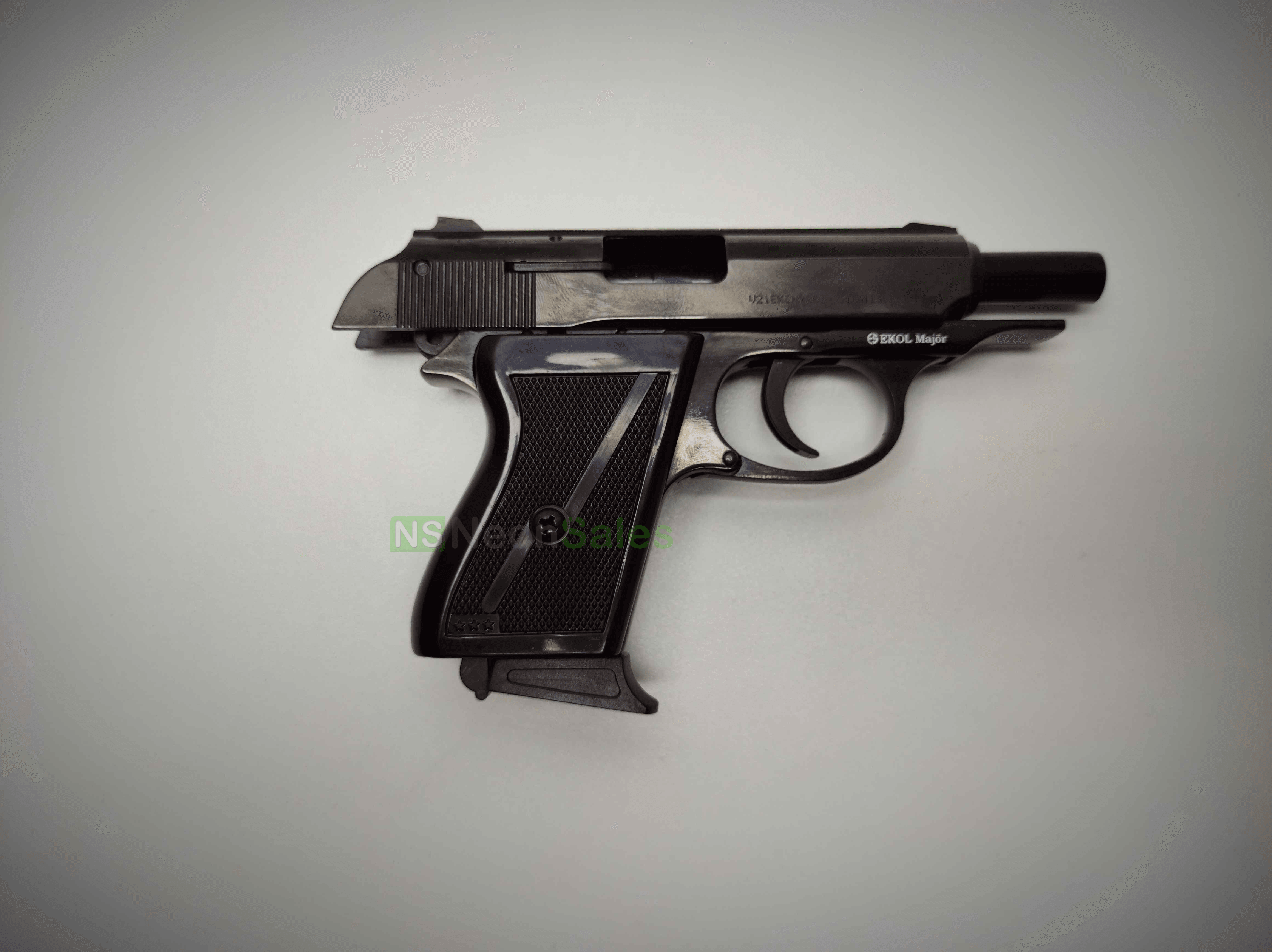 EKOL MAJOR (PM REPLICA) COMPACT BLANK GUN - BLUED - Tophatter's Army Deals BLANK GUNS - Tophatter Daily Deals