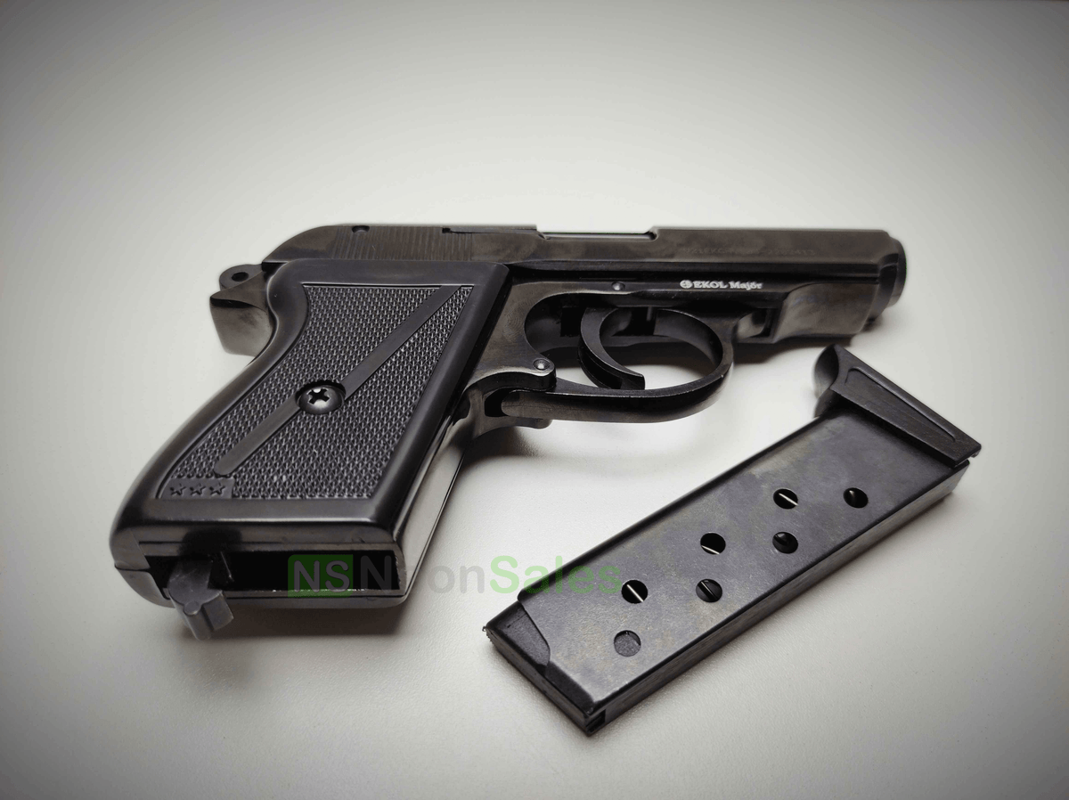 EKOL MAJOR (PM REPLICA) COMPACT BLANK GUN - BLUED - Tophatter's Army Deals BLANK GUNS - Tophatter Daily Deals