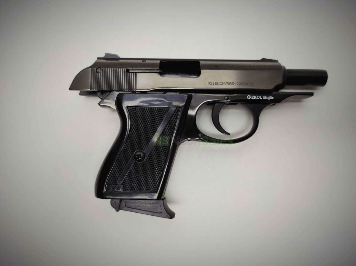 EKOL MAJOR (PM REPLICA) COMPACT BLANK GUN - BLUED - Tophatter's Army Deals BLANK GUNS - Tophatter Daily Deals