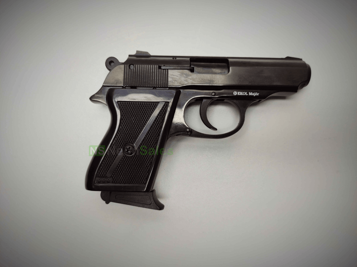 EKOL MAJOR (PM REPLICA) COMPACT BLANK GUN - BLUED - Tophatter's Army Deals BLANK GUNS - Tophatter Daily Deals