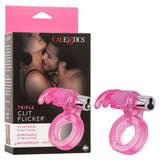 Triple Clit Flicker Vibrator Toy > Cock Ring > Vibrating - Tophatter Daily Deals