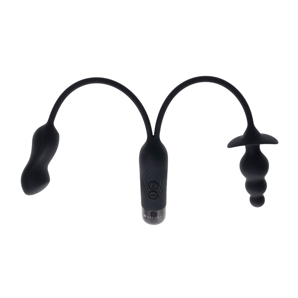 Gender X Double My Pleasure – Rechargeable Dual Motor Vibrator > Vibrators > Unconventional - Tophatter Daily Deals