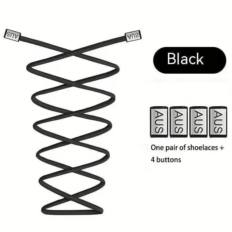 Elastic Shoelaces - 100CM Long, Easy, Durable and Comfortable Men's Shoes - Tophatter Daily Deals