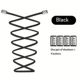 Elastic Shoelaces - 100CM Long, Easy, Durable and Comfortable Men's Shoes - Tophatter Daily Deals