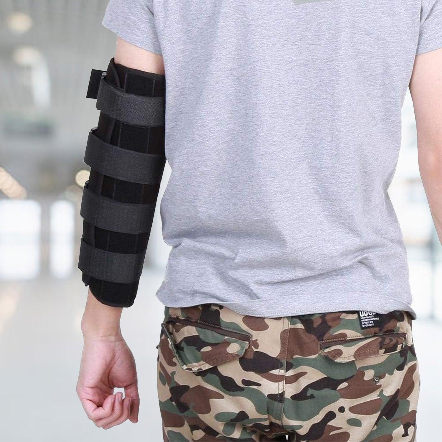 Elbow Joint Brace - Adjustable Arm Elbow Shoulder Support Splint Strap Relief Pain Correct Upper Limb Health Care - Tophatter Daily Deals