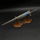 Metal ER Swords Metal Weapons Mini Replica 32 Options Troll Knight's Sword & Oak Wood Stand - Tophatter Daily Deals