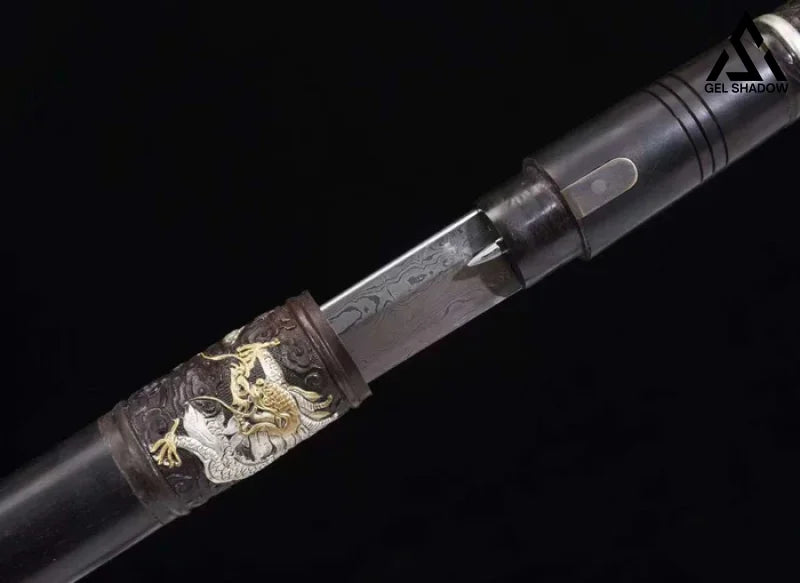 (Elder) Stainless Damascus Steel Dual-Handed Cane Knife(US ONLY)-GS54 Pocket Knives - Tophatter Daily Deals