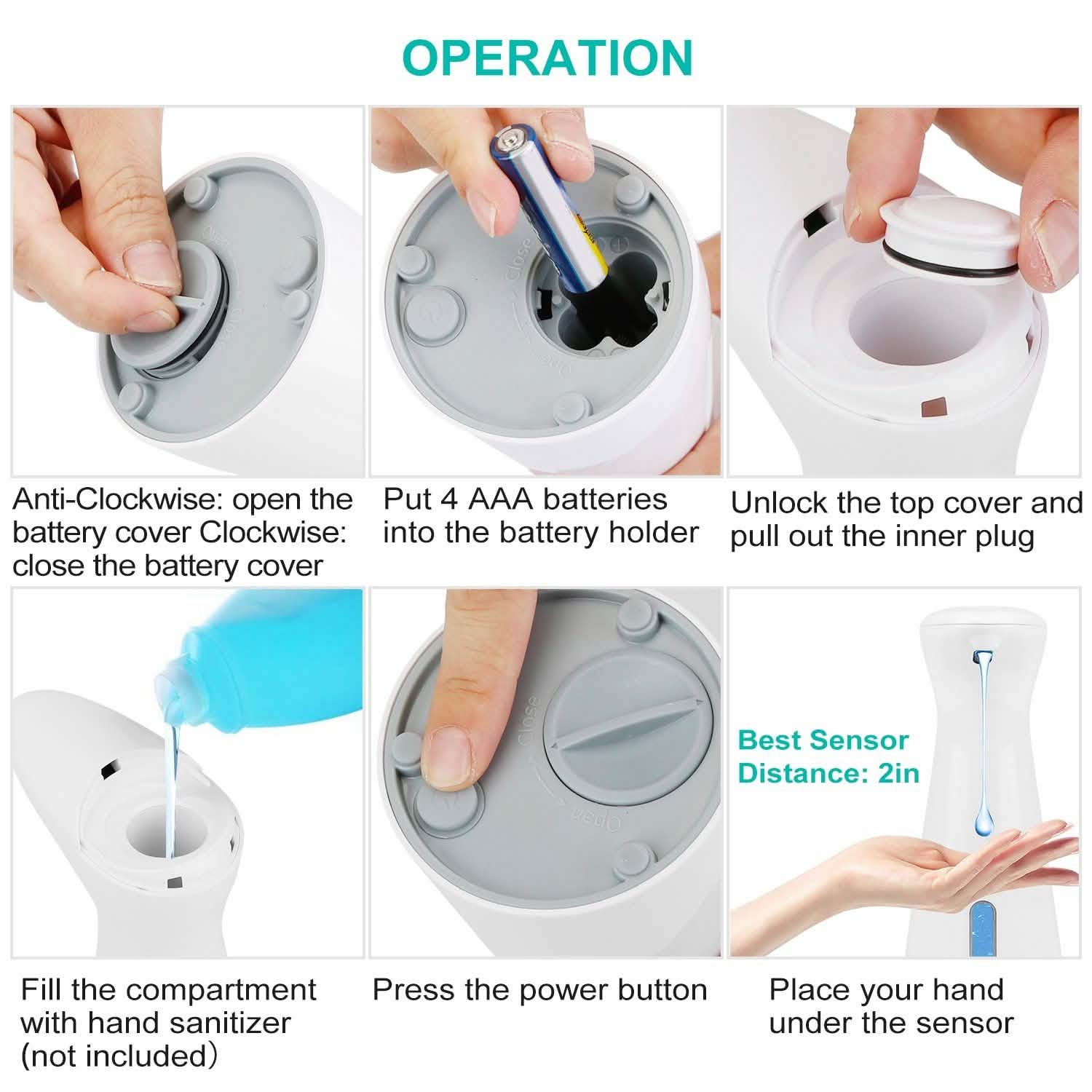 Electric Automatic Soap Dispenser Bath - Tophatter Daily Deals