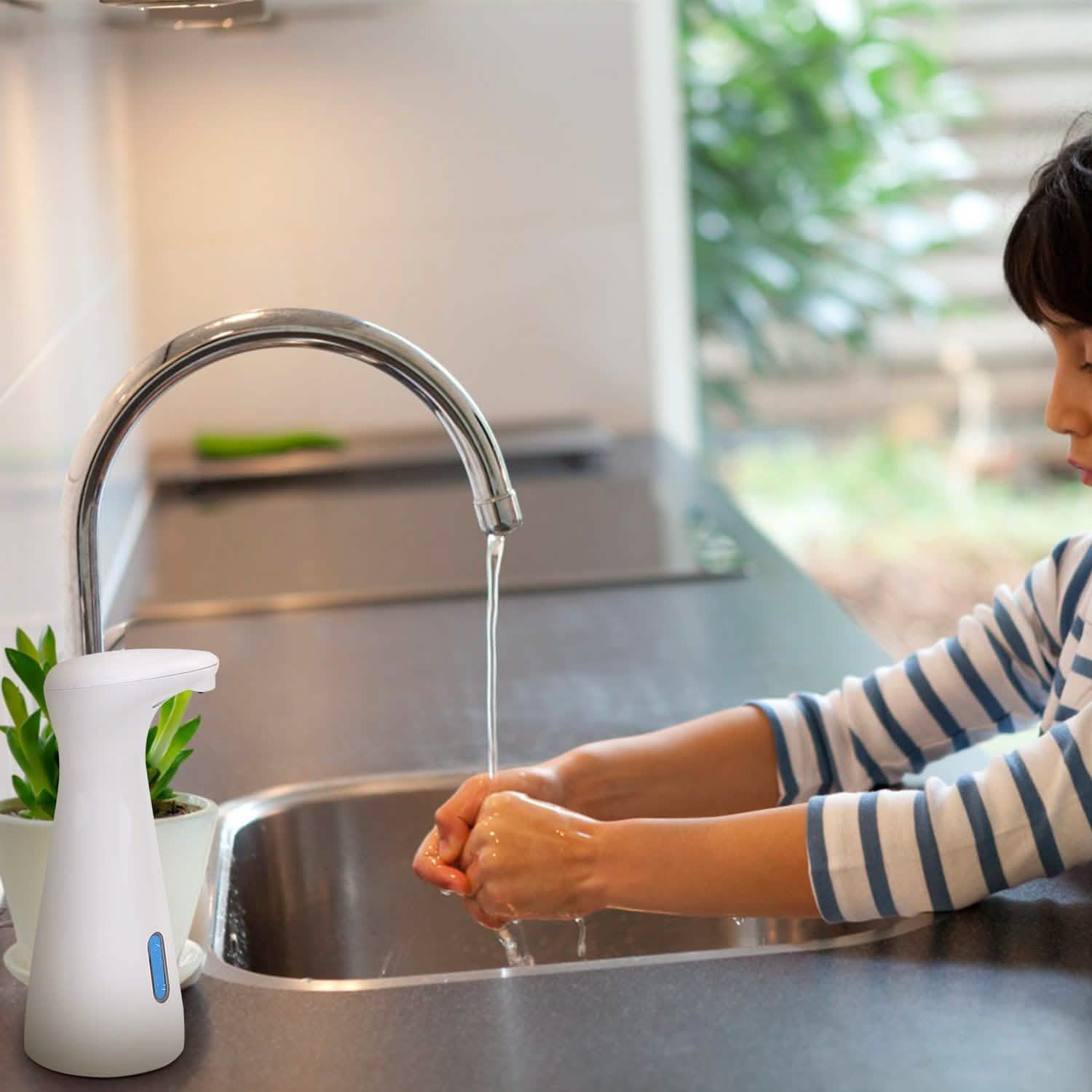 Electric Automatic Soap Dispenser Bath - Tophatter Daily Deals