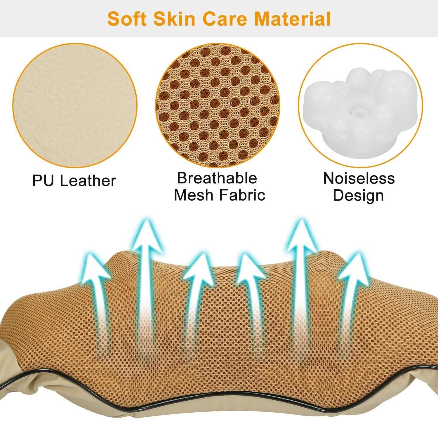 Electric Back Massage Cape with Heat Deep Tissue 3D Kneading Massage Health & Wellness - Tophatter Daily Deals
