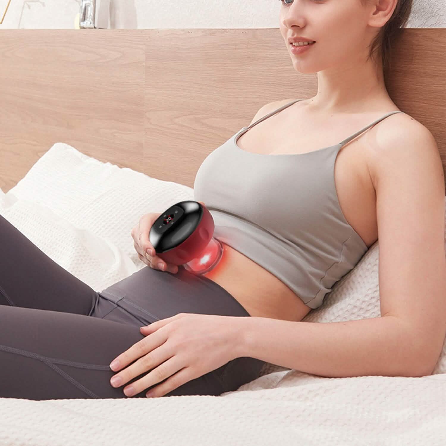 Electric Back Scraping Machine Vacuum Therapy Cupping Device Health & Wellness - Tophatter Daily Deals