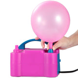 Electric Balloon Pump 600W Balloon Blower Inflator Dual Nozzle Everything Else - Tophatter Daily Deals