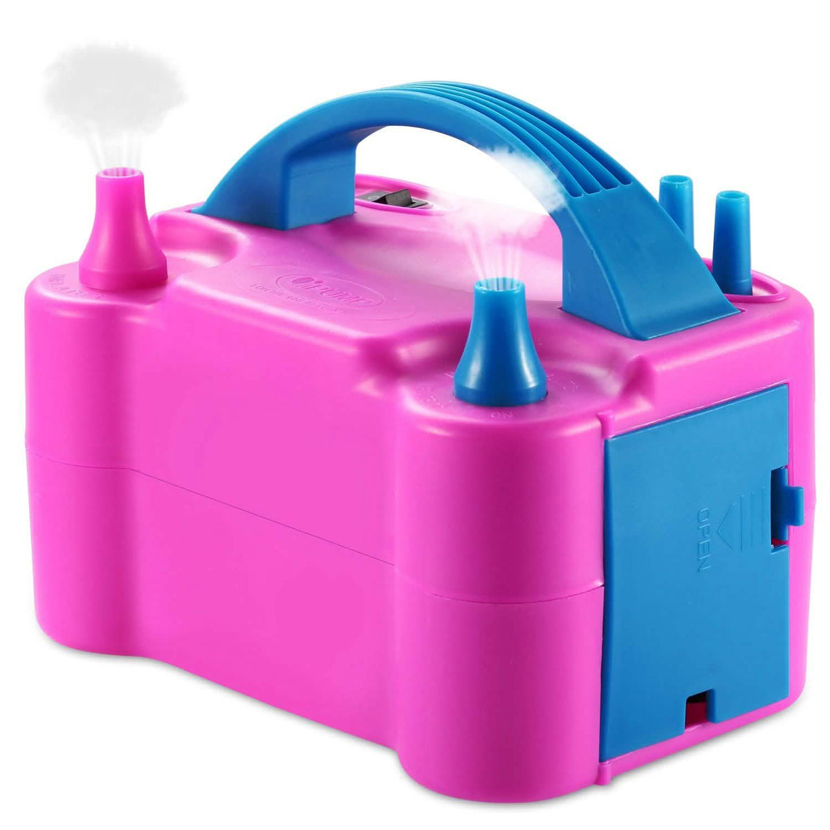 Electric Balloon Pump 600W Balloon Blower Inflator Dual Nozzle Everything Else - Tophatter Daily Deals