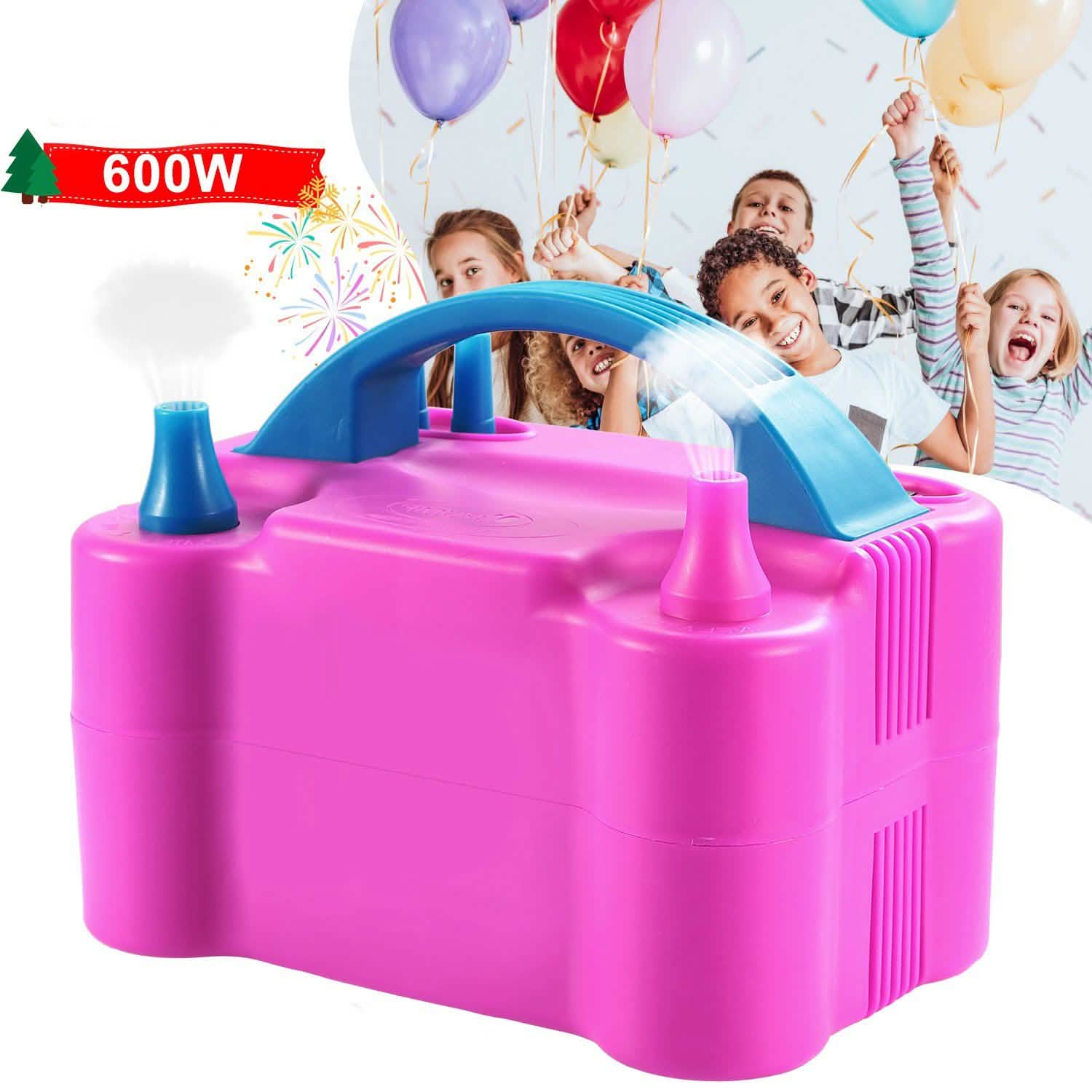 Electric Balloon Pump 600W Balloon Blower Inflator Dual Nozzle Everything Else - Tophatter Daily Deals