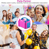 Electric Balloon Pump 600W Balloon Blower Inflator Dual Nozzle Everything Else - Tophatter Daily Deals
