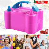 Electric Balloon Pump 600W Balloon Blower Inflator Dual Nozzle Everything Else - Tophatter Daily Deals