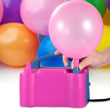 Electric Balloon Pump 600W Balloon Blower Inflator Dual Nozzle Everything Else - Tophatter Daily Deals