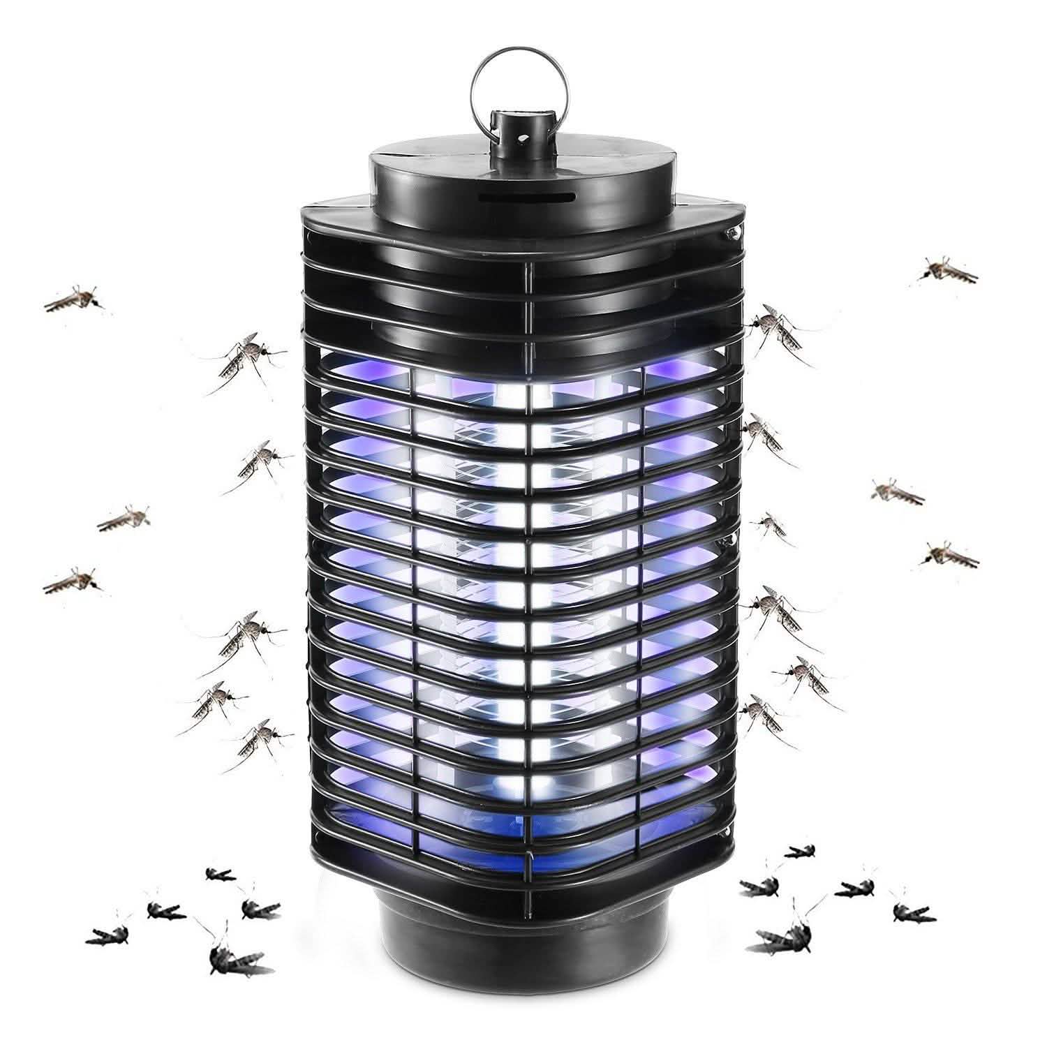 Electric Bug Zapper UV Light Flying Zapper Insect Killer Lamp Pest Control - Tophatter Daily Deals