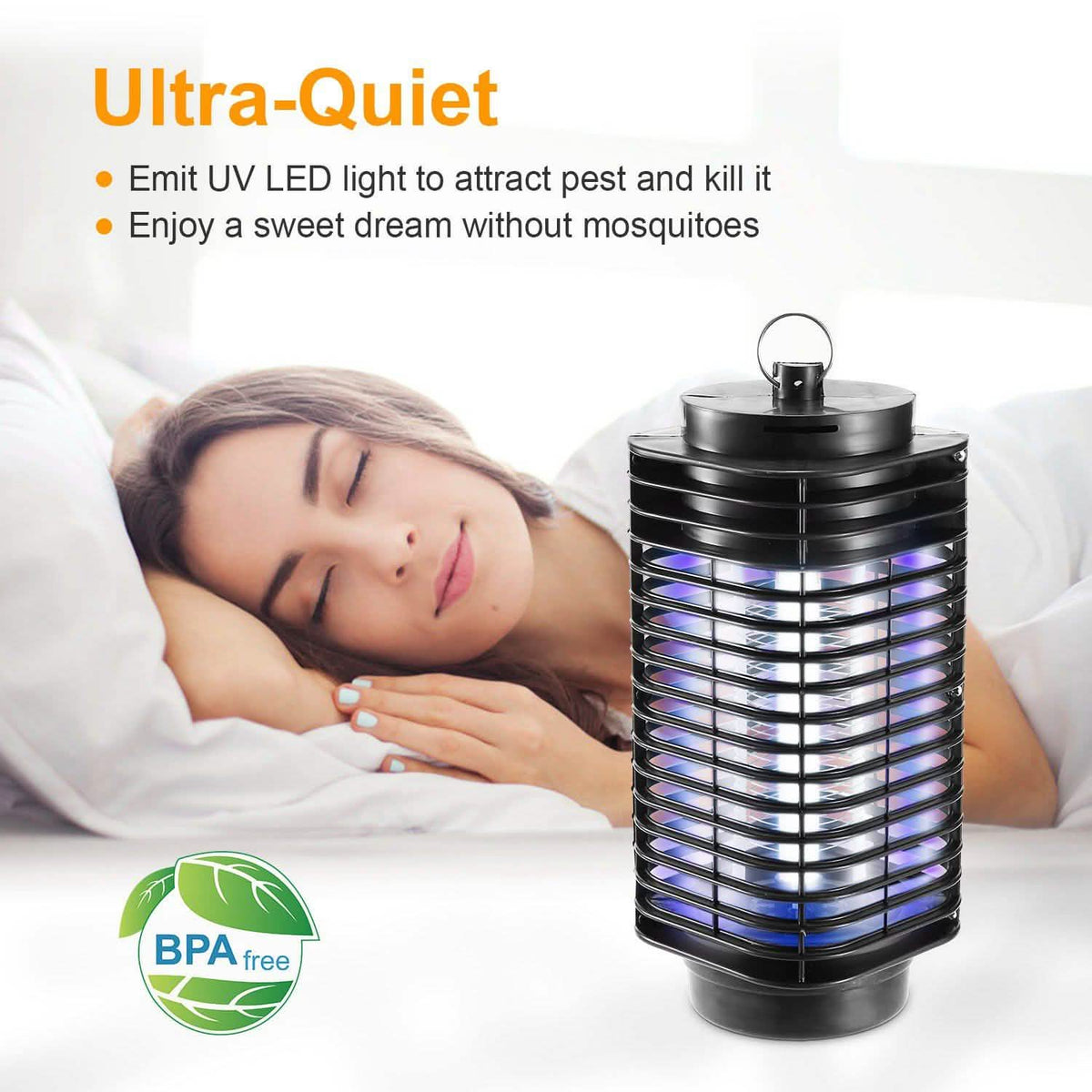 Electric Bug Zapper UV Light Flying Zapper Insect Killer Lamp Pest Control - Tophatter Daily Deals