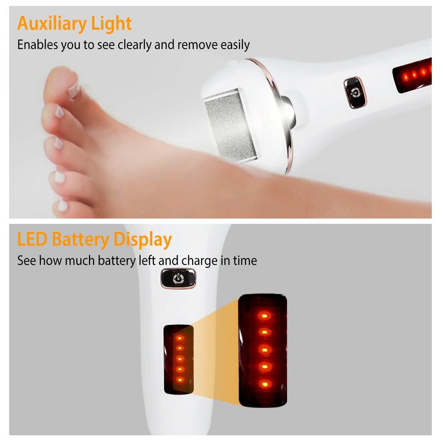 Electric Callus Remover USB Rechargeable Foot Scrubber Beauty & Personal Care - Tophatter Daily Deals