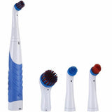 Electric Cleaning Brush with Household All Purpose 4 Brush Heads Household Appliances - Tophatter Daily Deals