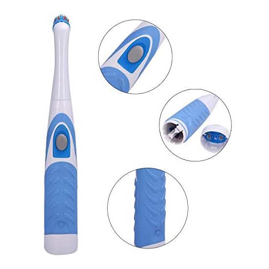 Electric Cleaning Brush with Household All Purpose 4 Brush Heads Household Appliances - Tophatter Daily Deals