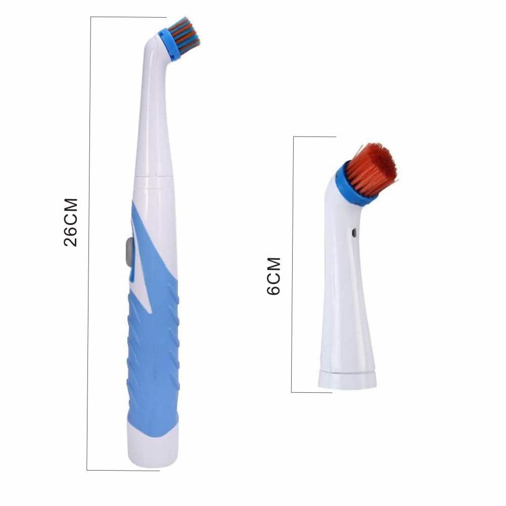Electric Cleaning Brush with Household All Purpose 4 Brush Heads Household Appliances - Tophatter Daily Deals