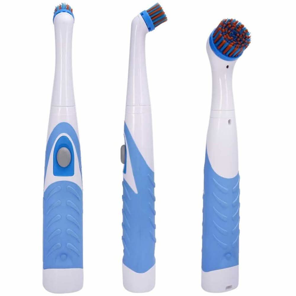 Electric Cleaning Brush with Household All Purpose 4 Brush Heads Household Appliances - Tophatter Daily Deals