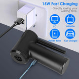 Electric Cordless Air Duster Blower for Computer Keyboard Household Appliances - Tophatter Daily Deals