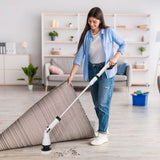 Electric Cordless Spin Scrubber Cleaning Brush with 4 Replaceable Heads Household Appliances - Tophatter Daily Deals