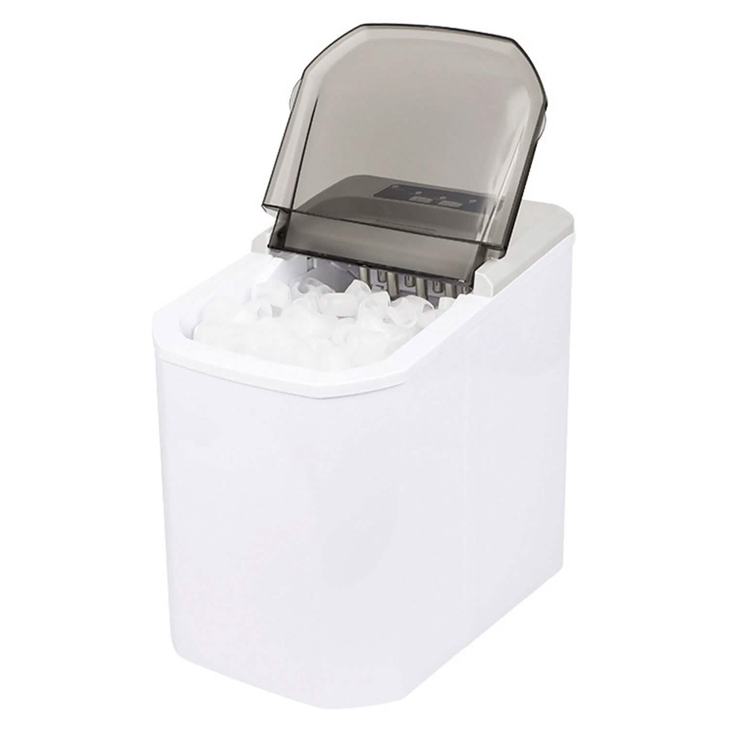 Electric Countertop Ice Make with Ice Scoop Basket Self Cleaning Kitchen Appliances - Tophatter Daily Deals