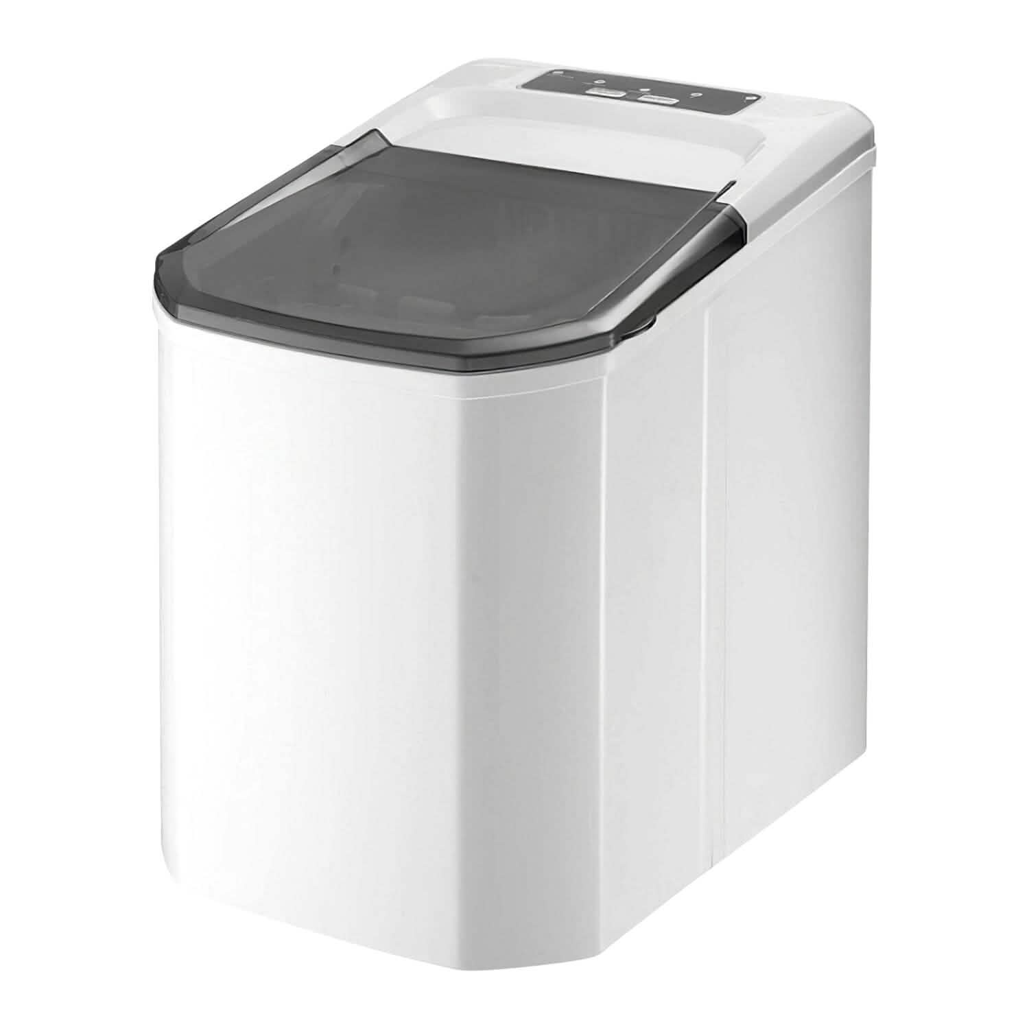 Electric Countertop Ice Make with Ice Scoop Basket Self Cleaning Kitchen Appliances - Tophatter Daily Deals