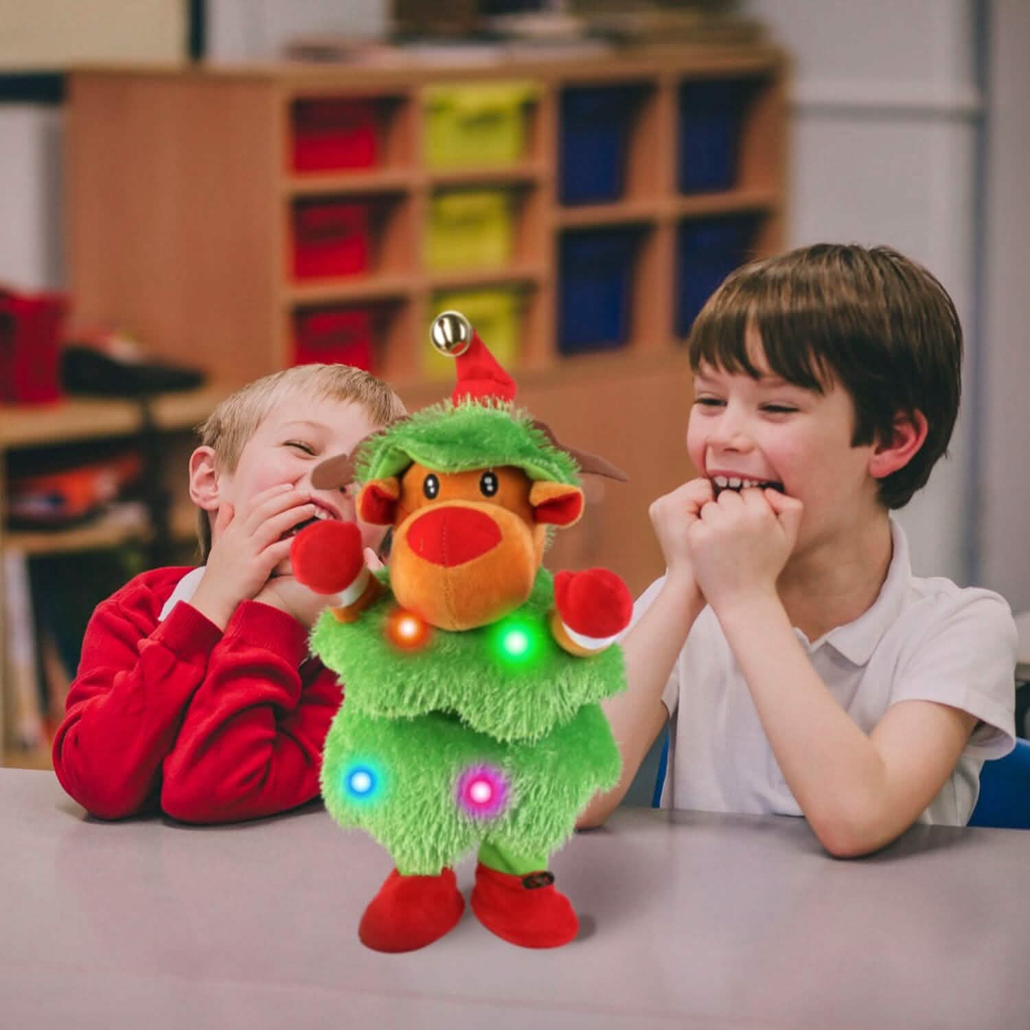 Electric Dancing Singing Plush Toy Seasonal Decor - Tophatter Daily Deals
